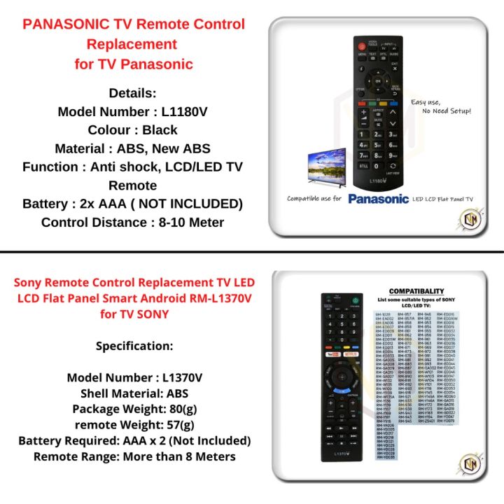 universal-lcd-led-remote-control-lg-sharp-hisense-daewoo-sanyo-hitachi-toshiba-isonic-pensonic-haier-singer-rm-l1376m