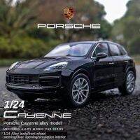 Porsche 1:24/1:32รถรุ่น Diecast Alloy Vehicle ของเล่น SUV 6ประตู opend ดึงกลับ Sound Light Collection ของเล่นรถเค้กตกแต่งสำหรับของขวัญเด็ก