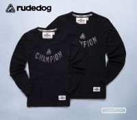 Rudedog แขนยาวชาย รุ่น Champion ดำ (ราคาต่อตัว)