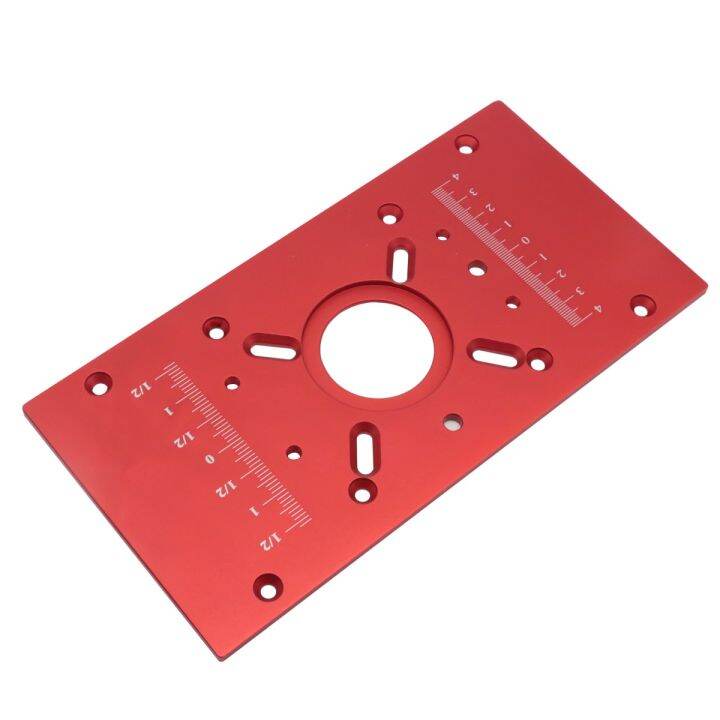 [High Quality] Aluminium Router Table Insert Plate Router Flip Plate ...