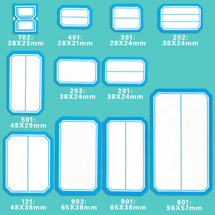 Selfadhesive label sticker handwritten waterproof mark sticker name