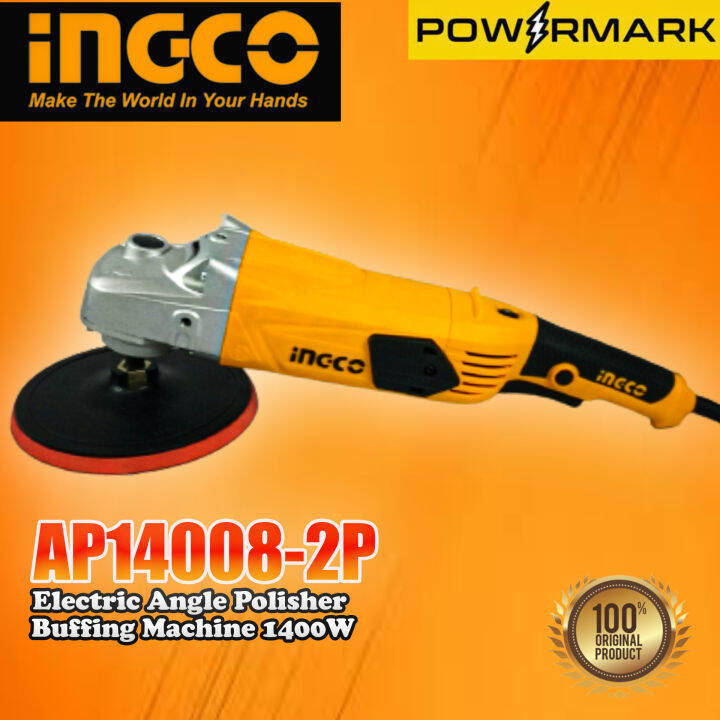 INGCO AP140082P Electric Angle Polisher / Buffing Machine 1400W