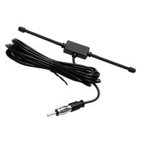 3X Black Universal Car Boat Stereo AM FM Dipole Antenna Adhesive Mount Glass Antenna Radio Antenna