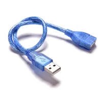 Blue 23cm USB 2.0 Extension Male to Female Connector Cable for Mouse/Keyboard/Camera