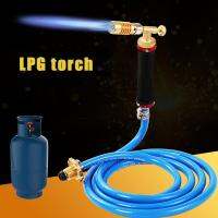 Liquefied Propane Gas Electronic Ignition Welding Torch Machine Equipment with 2.5M Hose for Soldering Weld Cooking Heating