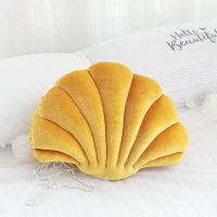 SUGAN LIFE Cushion Decorative Pillow Love Present Soft Fleece Chic Fresh Sea Shell Shape Warm Home Sofa Car Decorating