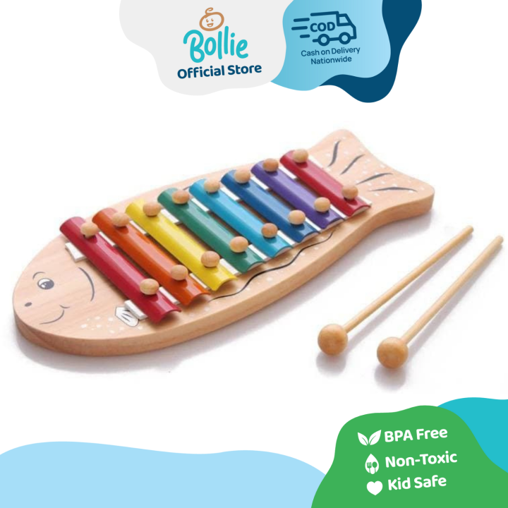 Bollie Baby Fish Xylophone Musical Toy for Kids and Toddlers Lazada PH