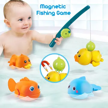Interactive Bath Toys Set with Swimming Tortoise, Fishing Pole & Net, for  Toddlers Boys Girls | Safe, Fun, and Educational Water Play
