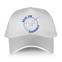 2023 Breathable Baseball Caps Hat Save The Narwhals Mens Original Novelty Yawawe Caps