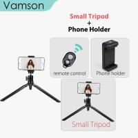 Vamson Photography Background Frame Stands Tripod for Photo Studio Tripod for phone and camera holder &amp; remote control VLS03A