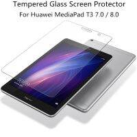 【ขวดอิเล็กทรอนิกส์】ปกป้องหน้าจอสำหรับกระจกเทมเปอร์0.3Mm 9H Huawei MediaPad T3 8.0 7.0 3G 4G แท็บเล็ต Wi-fi ฟิล์มป้องกันสำหรับ KOB-W09 KOB-L09