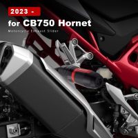 แผ่นกันชนอลูมิเนียม CNC รถจักรยานยนต์แผ่นเลื่อนไอเสีย CB750แตน2023สำหรับฮอนด้า Hornet CB 750อุปกรณ์เสริมฝาครอบป้องกันการตก