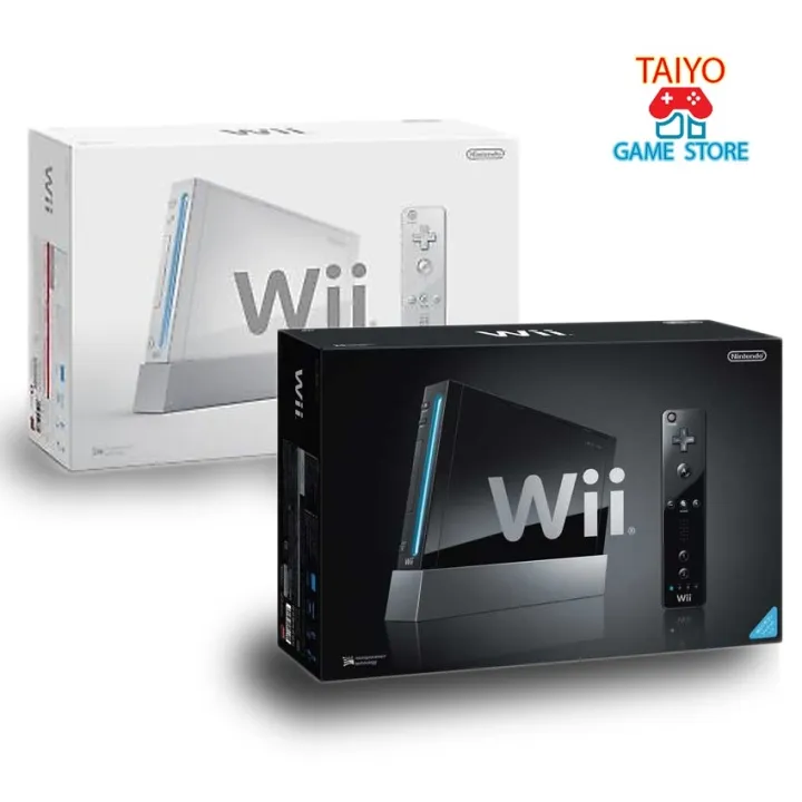 เครื่องเกมส์ Nintendo Wii สีดำ สีขาว ครบกล่อง แปลงแล้ว เกมส์เต็มความจุที่เลือก พร้อมเล่น รองรับ