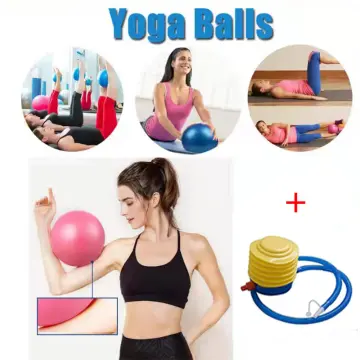 25cm Yoga Ball Anti-burst Thick Stability Ball Mini Pilates Barre