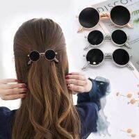 Fashion Creative Glasses Hair Clip Two Sizes Sunglasses Hairpin for Women Girls Makeup Washing Face Bun Ponytail Spring Clip