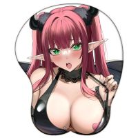 ♝♚ My Dress-Up Darling Marin Kitagawa Rizu-kyun Sexy Big Breast Mouse Pad 3D Cute Manga Pad with Wrist Oppai Silicone Gel Boobs Mat