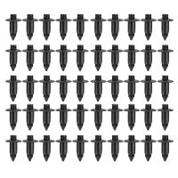 50x Plastic Rivet Bike Fairing Trim Panel Fastener Clips 6mm For Honda Yamaha Black