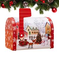 Metal Christmas Tin Boxes Candy Box Gift Cookie Containers Wrap Boxes Classic Exquisite Christmas Cookie Tins For Chocolate Storage Boxes