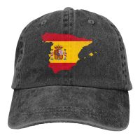 Flag Of Spain Map Baseball Cap cowboy hat Peaked cap Cowboy Bebop Hats Men and women hats