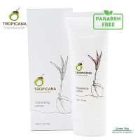 Tropicana  Cleansing Lotion โลชั่นทำความสะอาดเครื่องสำอาง สูตรยกกระชับผิวหน้า ทรอปิคาน่า ขนาด 110 ML เช็ดเครื่องสำอางค์