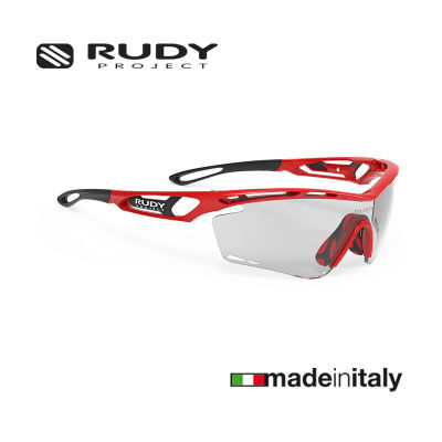 แว่นกันแดด Rudy Project Tralyx Fire Red / ImpactX Photochromic 2 Black แว่นกันแดดเลนส์ปรับสีอัตโนมัติ แว่นกันแดดสปอร์ต ติดคลิปสายตาได้ (Sale)