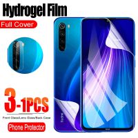 1-3Pcs Front Back Full Cover Screen Protector Hydrogel Film For Xiaomi Redmi Note 8 8Pro Camera Lens Film On For Redmy Note 8T