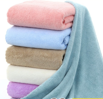 ผ้าขนหนูอาบน้ำ ผ้าเช็ดตัวขนเป็ดนาโน นุ่ม หนา ซับน้ำได้ดี ขนาด 70x140 cm สินค้ามีพร้อมส่ง