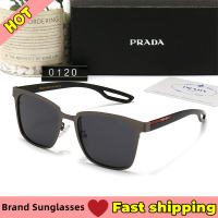 HOT”PRADA-แว่นตากันแดดสําหรับผู้หญิงและผู้ชาย Anti-UV Polarized Holiday Travel แว่นตากันแดดใหม่เดิมแว่นตากันแดดผู้หญิงแว่นตากันแดดผู้หญิงพร้อมกล่องแบรนด์