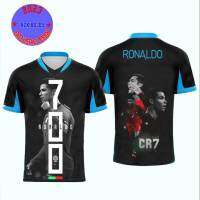 [xzx180305 design] CR  7 V-neck T-shirt 70 High quality quick drying and gender free new definition style