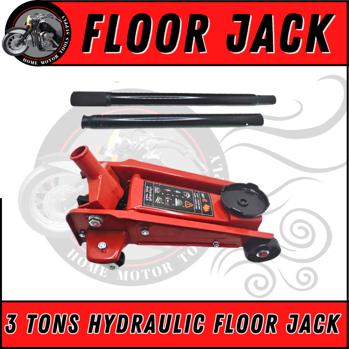 Home Motors 3 Tons Crocodile Jack Hydraulic Floor Jack Heavy Duty