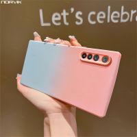 NORVIK เคสซิลิโคน TPU แบบไล่ระดับสีสำหรับ Realme 5/Realme 5i/Realme 5S/Realme N23-D1กรอบกันกระแทก