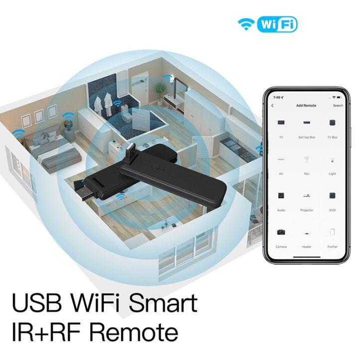 tuya-smart-rf-ir-remote-control-wifi-usb-power-smart-home-for-air-conditioner-tv-lg-tv-support-alexa-google-home