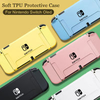 Candy Color Case For Nintendo Switch Oled Game Console Joycon Controller Shell Soft TPU Silicone Protective Cover Accessories