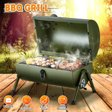 Outdoor Garden Large Gas and Charcoal Grill Combo Smokeless Barbecue BBQ  Commercial Grill - China Barbecue Smoker Charcoal Grills and Stainless  Steel Picnic Grill price