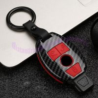 NEW ABS Carbon fiber Car Remote Key Case Cover For Mercedes benz A B R G Class GLK GLA w204 W251 W463 W176