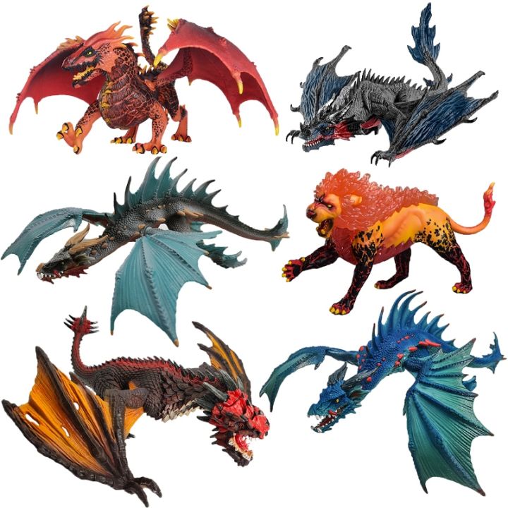 sile-schleich-simulation-plastic-magic-dinosaur-mythical-dragon-diving-flying-dragon-night-hunting-dragon-rex-tyrannosaurus