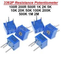 10Pcs 3362P Series Resistance 1K 2K 5K 10K 20K 50K 100K 101 201 501 102 202 502 103 500R Ohm 3362 Trimpo Trimmer Potentiometer