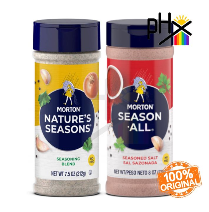 Morton Seasoning Blend, Nature's Seasons: Calories, Nutrition Analysis &  More