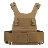 Hunting Tactical FCSK Vest Minimalistic Multi-Mission Plate Carrier Cummerbund 5.56 7.62 Magazine Pouch Padded Shoulder Straps