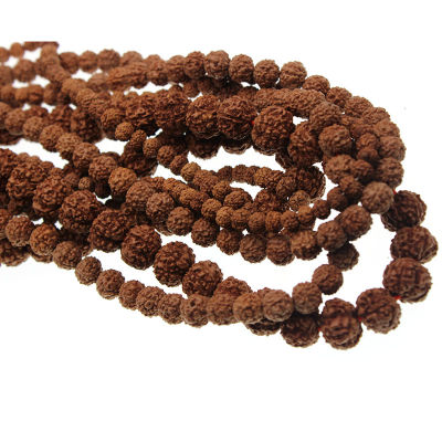 Buddhist Rudraksha Beads Jewelry Making Mala Prayer 108Pcs Bodhi Bead Stone Tibetan Buddhism Bracelet Chakras Meditation Z714