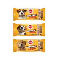 อาหารสุนัข PEDIGREE DOG FOOD เพดดิกรี ขนมสุนัข  กู๊ด ชู รสเนื้อ แพ็ก 1