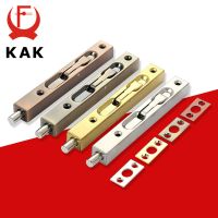 【LZ】▥❦❏  KAK Stainless Steel Hidden Door Bolt Security Guard Door Latch 4/6/8/10 inch Sliding Door Lock Bathroom Bolt Dust Proof Hardware