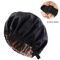 Satin Hair Cap For Sleep Invisible Flat Imitation Silk Round Haircare Women Headwear Ceremony Adjustable Baby Hair Caps Silky