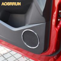 Car audio Outlet Cover Frame Interior Trim Chrome ABS car stickers Car Accessories For Ford Kuga Escape 2013 2014