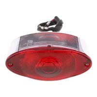 12V Bulb Motorcycle Quad ATV Running Brake License Plate Tail Light Fits For Universal Dirt Pit Bike ATV UTV Buggy