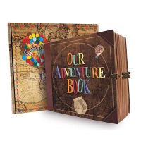 Our Adventure Book Scrapbook Handmade Gift Balloon DIY Travel R Vintage Kraft Memory Wedding Photo Album