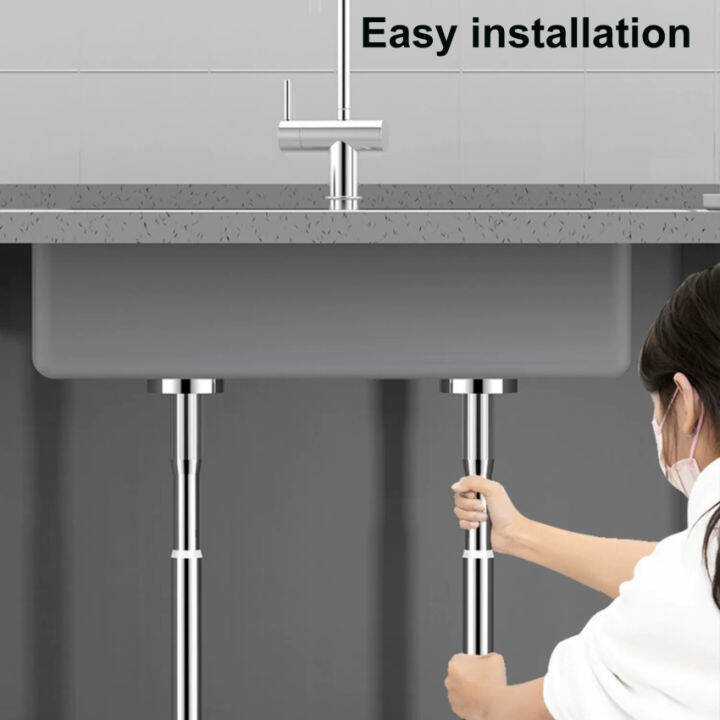 1ชิ้น-undermount-อ่างล้างหน้าสแตนเลสที่จับในห้องครัวซิงค์ห้องน้ำอ่างล้างหน้าเหล็กฉากปรับความสูงได้