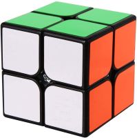 Qiyi Qidi W 2x2 Speed Cube Classic Sticker 2 by 2 Magic Cube Smooth Puzzle Cube Black