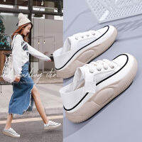 2023 Summer New Ins Mesh Breathable White Shoes Womens Korean-Style Students All-Match Street Shot Platform Casual Rm619