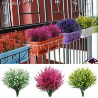 Artificial Flower Plastic Lavender Fake Plant Wedding Home Garden Decoration Bridal Bouquet Photography Props Household Products